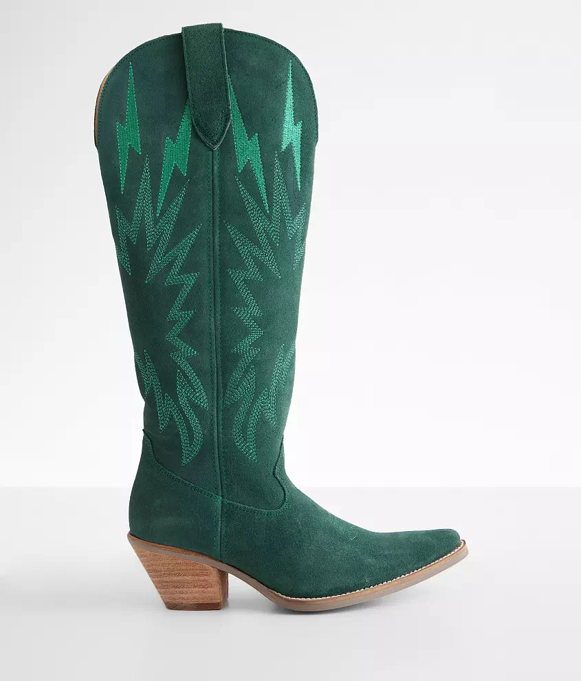 Thunder Road Tall Leather Western Boot | Buckle