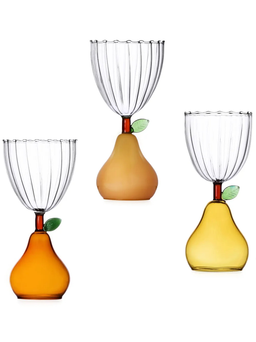 Ichendorf Milanopear-shaped wine goblets (set of 3) | Farfetch Global