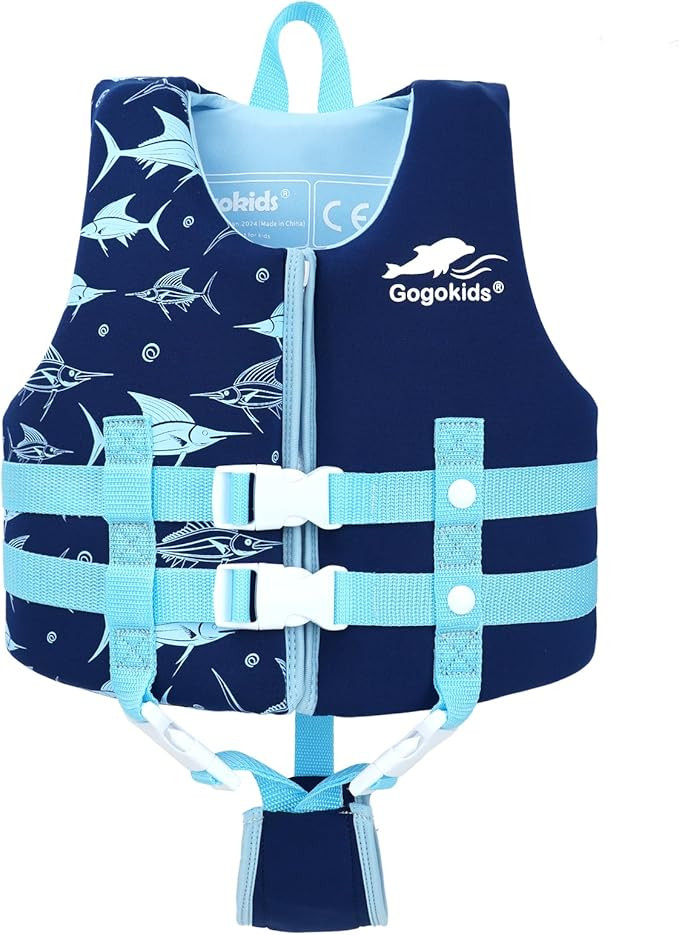 Gogokids Toddler Swim Vest, Kids Floaties – Boys & Girls Buoyancy Jacket, Swimming Aid for Pool... | Amazon (US)