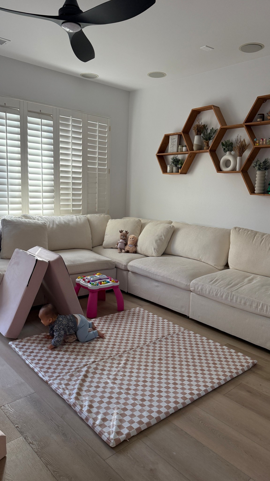 the calm before the mess from toys haha i love our play mat!! in checker toffee! #playmat #playroom #toddlergifts #babygifts #momlife

#LTKGiftGuide #LTKmomlife