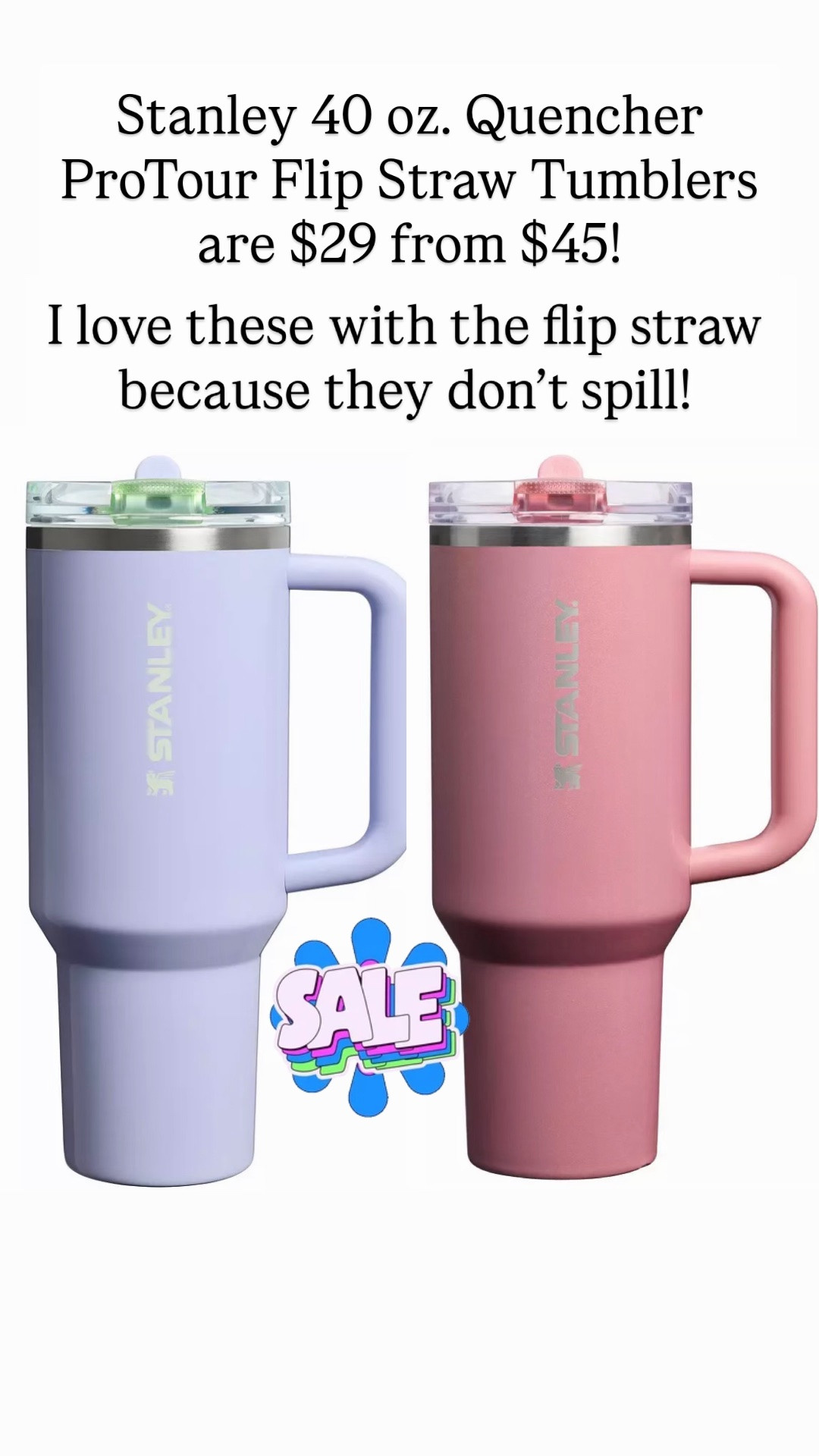 Stanley 40 oz. Quencher ProTour Flip Straw Tumblers

#LTKmomlife