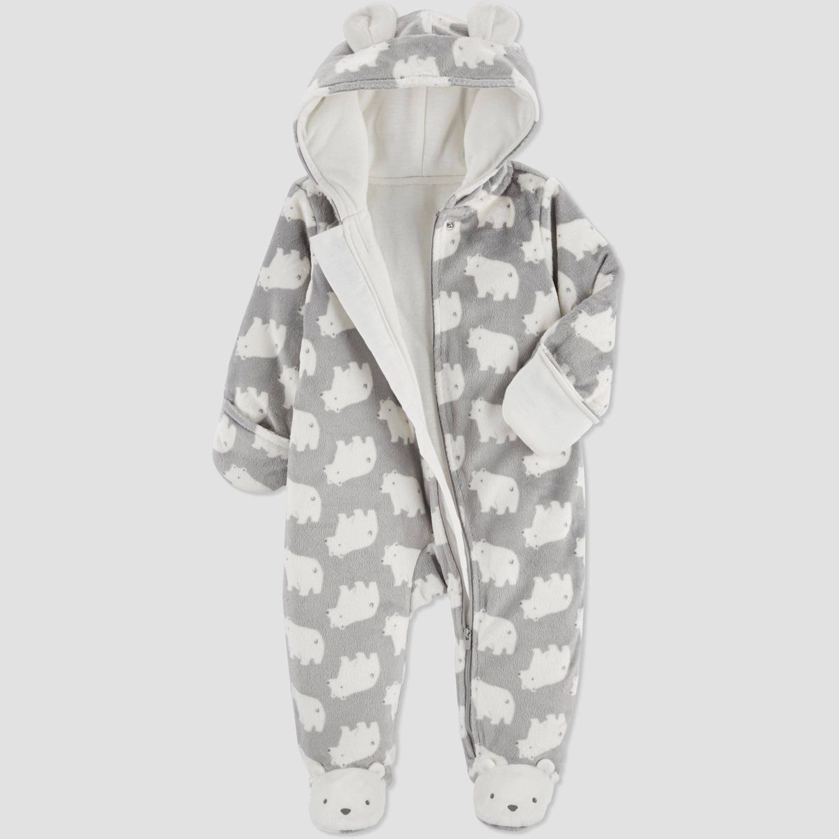 Carter's Just One You®️ Baby Polar Bear Jumper - Gray | Target