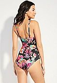 Shirred Front One Piece Swimsuit | Maurices