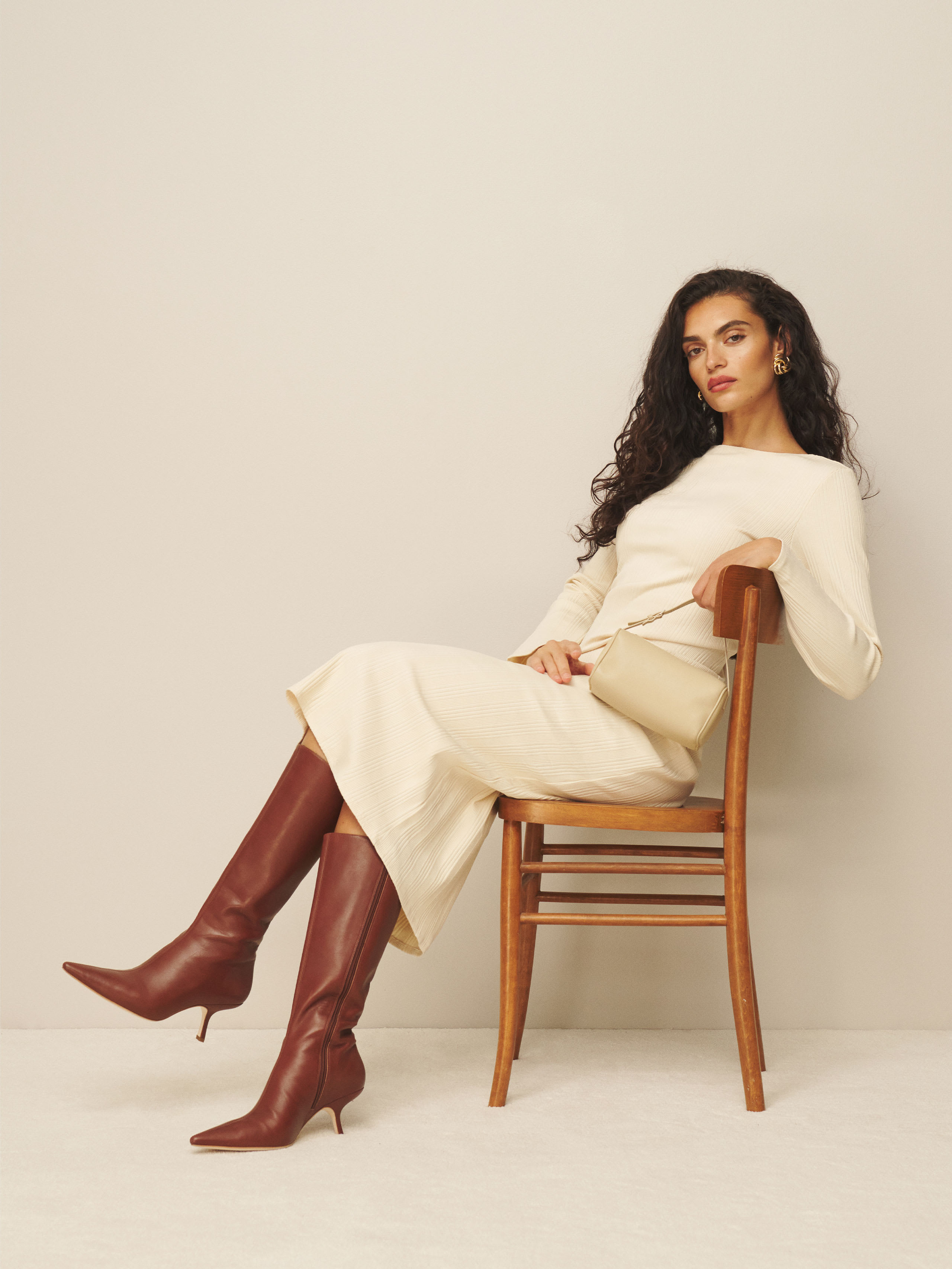 Regina Knee Boot | Reformation (Global)