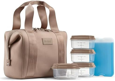 Fit & Fresh Remi Lunch Bag for Women Work – Neoprene Lunch Tote with Containers & Ice Pack, Reu... | Amazon (US)