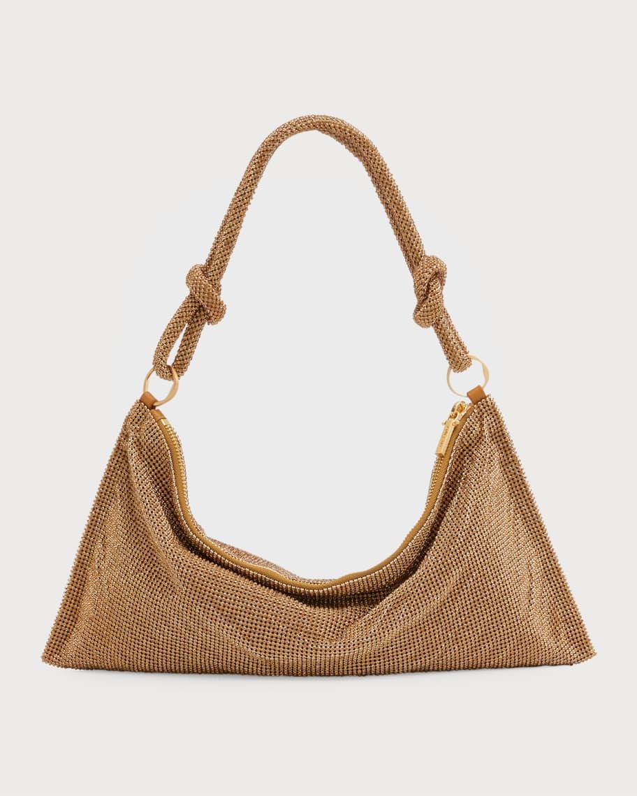 Hera Knotted Rhinestone Mini Shoulder Bag | Neiman Marcus