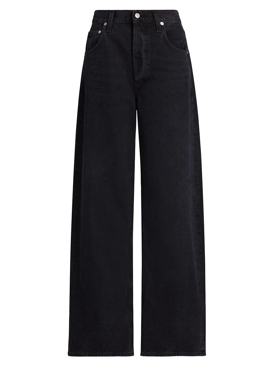 Women's Ayla Baggy Jeans - Voila Washed Black - Size 32 | Saks Fifth Avenue