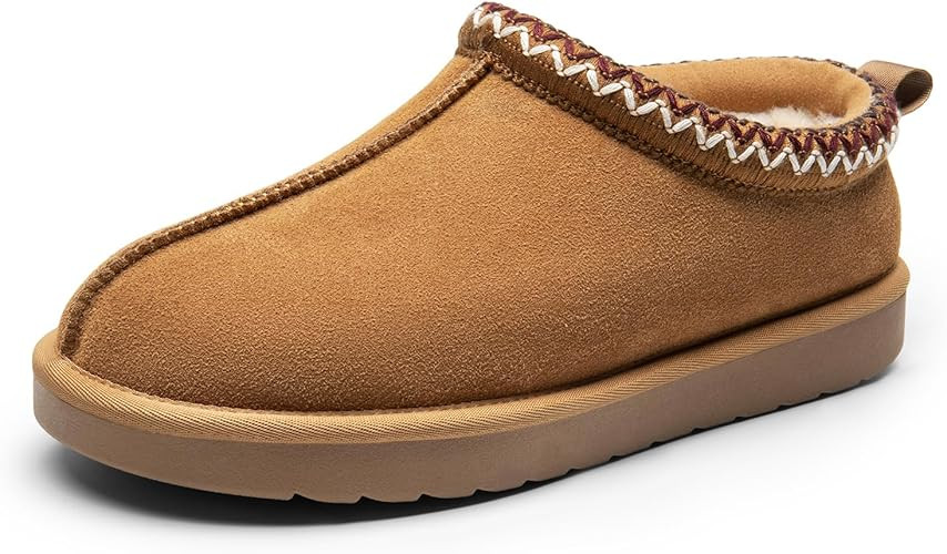 DREAM PAIRS Women's Fuzzy Cozy Slippers Genuine Suede Indoor Outdoor Fluffy Home Comfy Winter Sli... | Amazon (US)