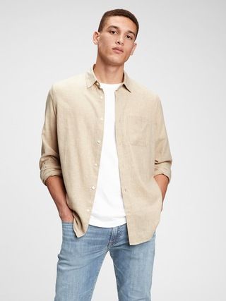 Brushed Twill Shirt | Gap (US)