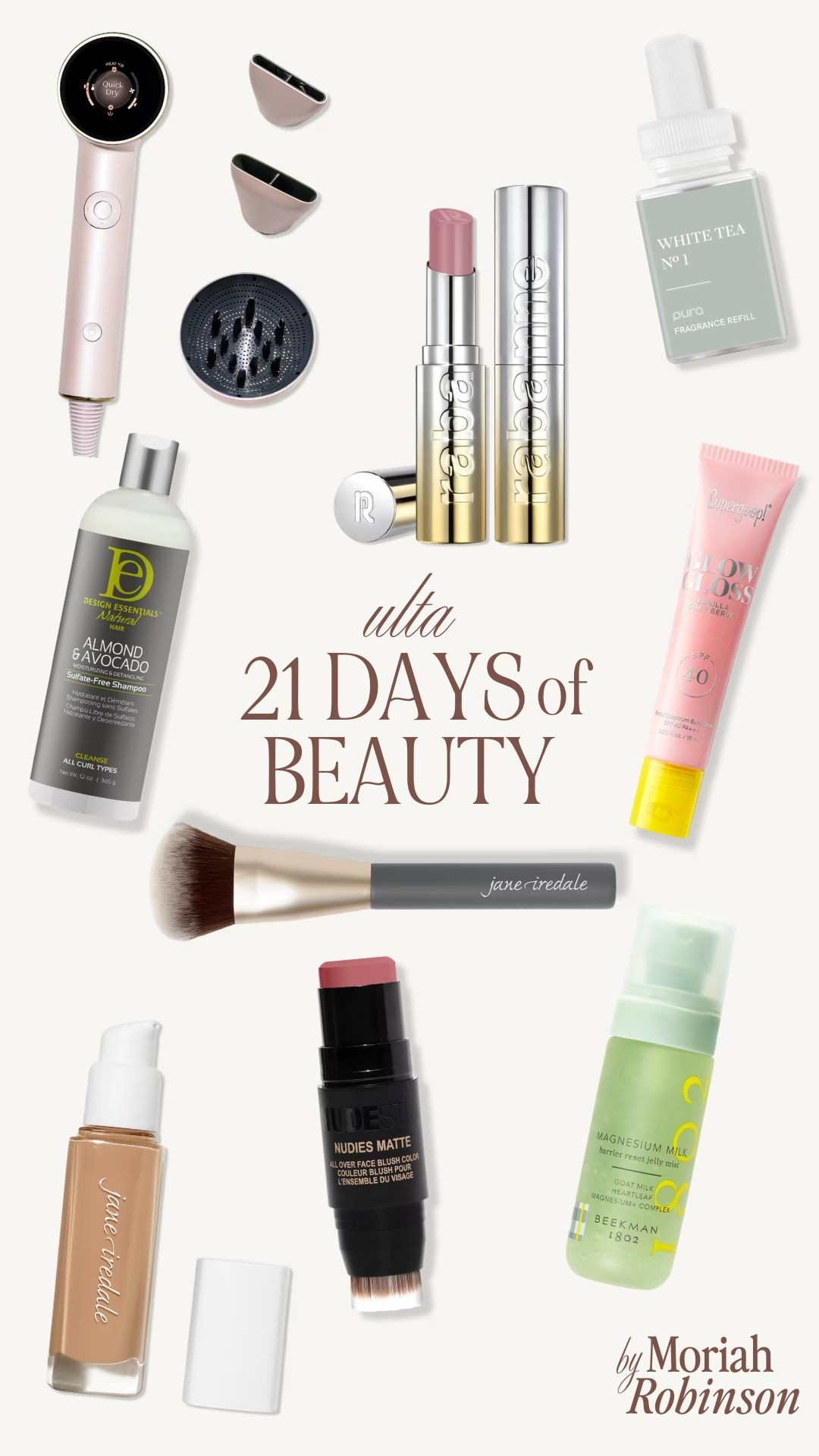 Ulta 21 Days of Beauty! This T3 hair dryer and Supergoop lip gloss are worth adding to cart.  

 #LTKmomlife #LTKSaleAlert #LTKBeauty