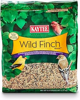 Kaytee Wild Finch Bird Food Stand Up Bag, 5 Pounds | Amazon (US)