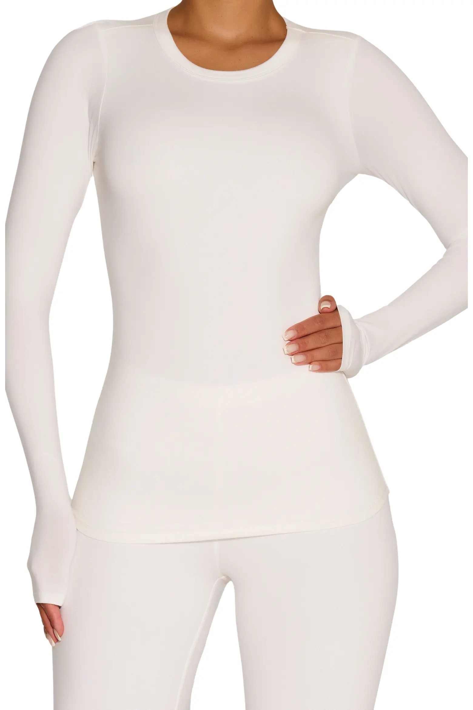 N BY NAKED WARDROBE Bare Crewneck Long Sleeve Top (Women) | Nordstromrack | Nordstrom Rack