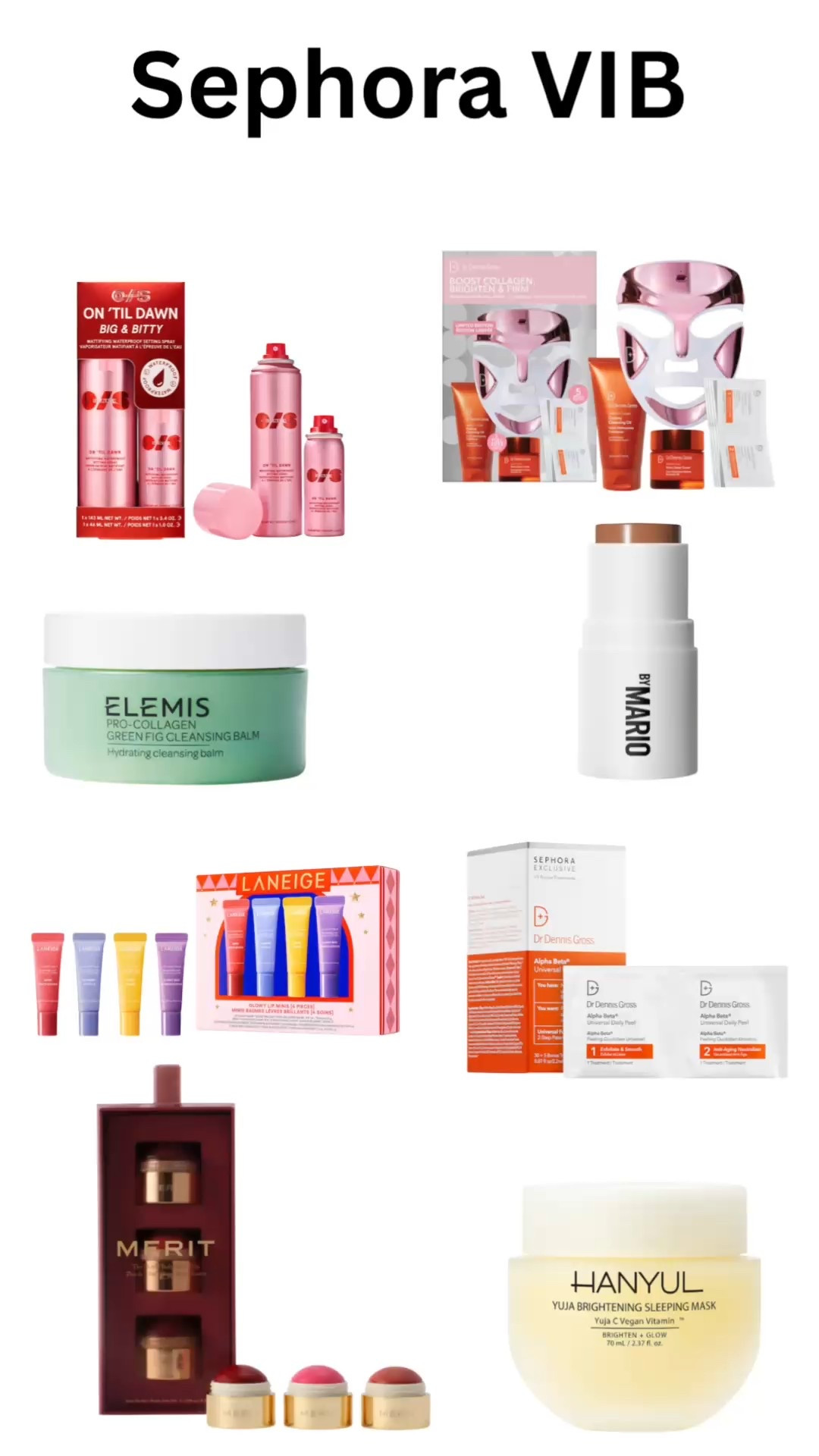 Sephora VIB sale picks this year  

#LTKHoliday #LTKOver40 #LTKBeauty