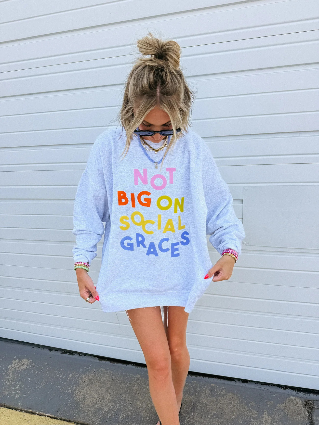 ETTA OG | social graces sweatshirt - ash | Etta+East