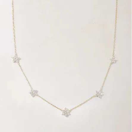 Gold Fiori Necklace | Corace Collection