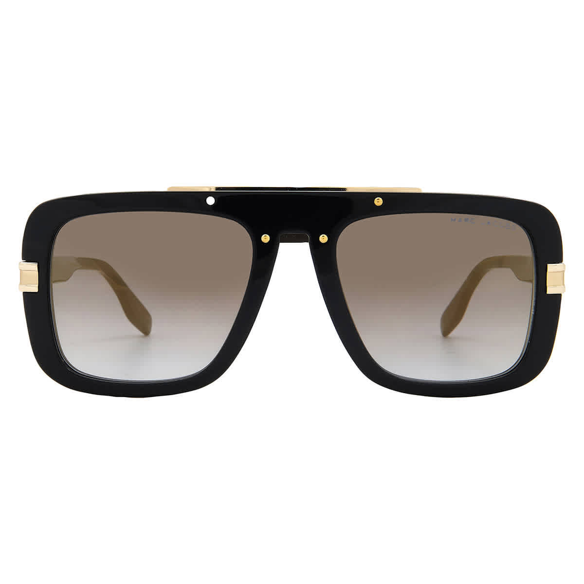 Marc Jacobs Grey Shaded Gold Rectangular Mens Sunglasses MARC 670/S 0807/FQ 55 | Jomashop.com & JomaDeals.com