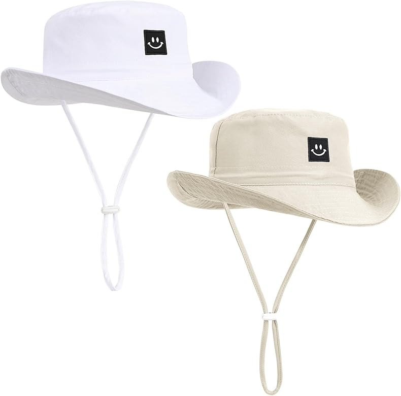 Baby Sun Hat, Newborn Toddler Foldable Beach Hat UPF 50+ Sun Protection Bucket Hat for Boys Girls... | Amazon (US)