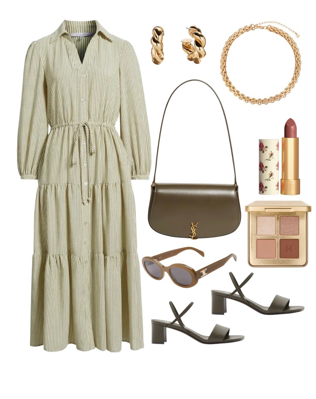 Easter dress
Easter outfit 
Dress
YSL bag
Sandals 

#LTKSeasonal