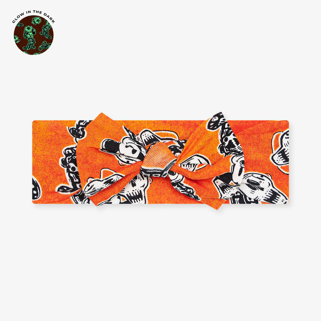 Orange Baby Girl Headwrap | Disney Mickey Halloween | Posh Peanut