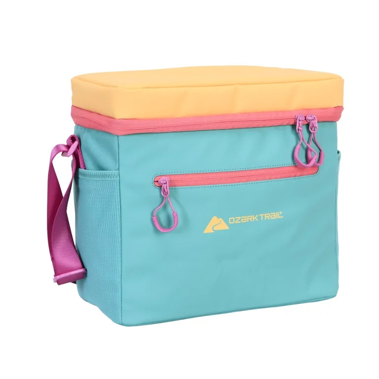 Ozark Trail Coated Soft Side Cooler with Removable Hardliner, 12 Can, 8 Quart Capacity, Summer Vi... | Walmart (US)