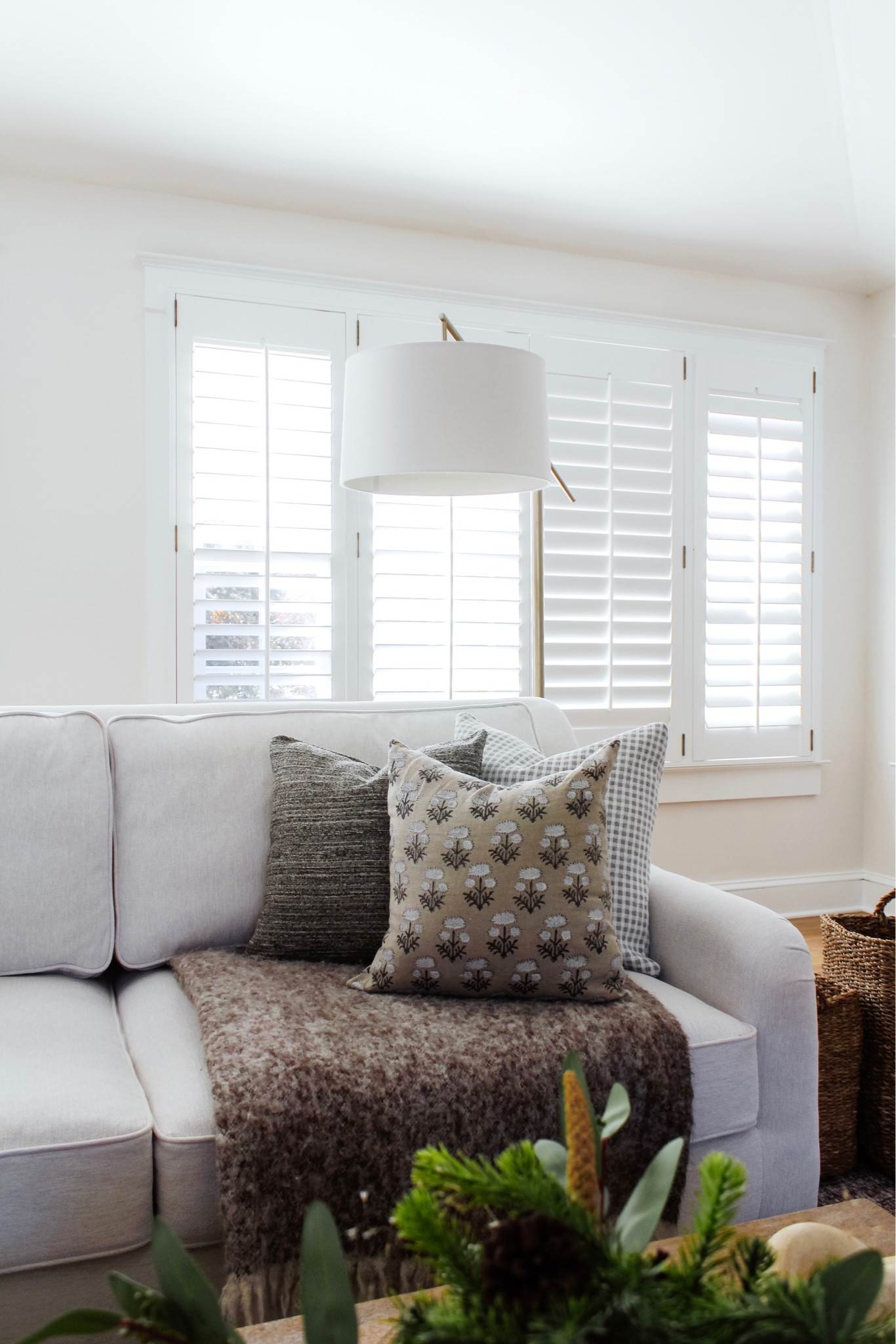 This little cozy corner makes all the difference as we live in the in-between ✨ Snag a new piece or to, affordably, via this week’s affordable new arrivals!
•
Shop my home, the latest decor finds and much more all from the link in bio. Message me with any questions!
•
•
•

Neutral pillows, plaid pillow, throw pillow cover, taupe pillows, pillow design, living room design, living room decor, white sofa, living room rug, loloi rugs, neutral home 

#LTKstyletip #LTKhome #LTKsalealert