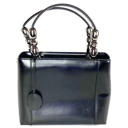 Dior Mini Lady Black Leather Fancy Tote 16da529 | Walmart (US)