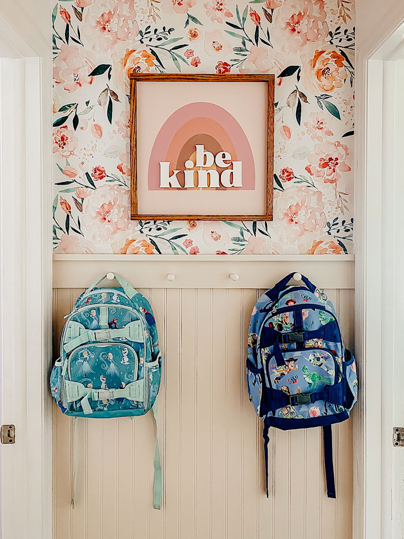 Our laundry and backpack “nook” between my kids rooms! 

I recommend the size Large backpack for Kindergarten & older.

#LTKhome #LTKkids #LTKFind