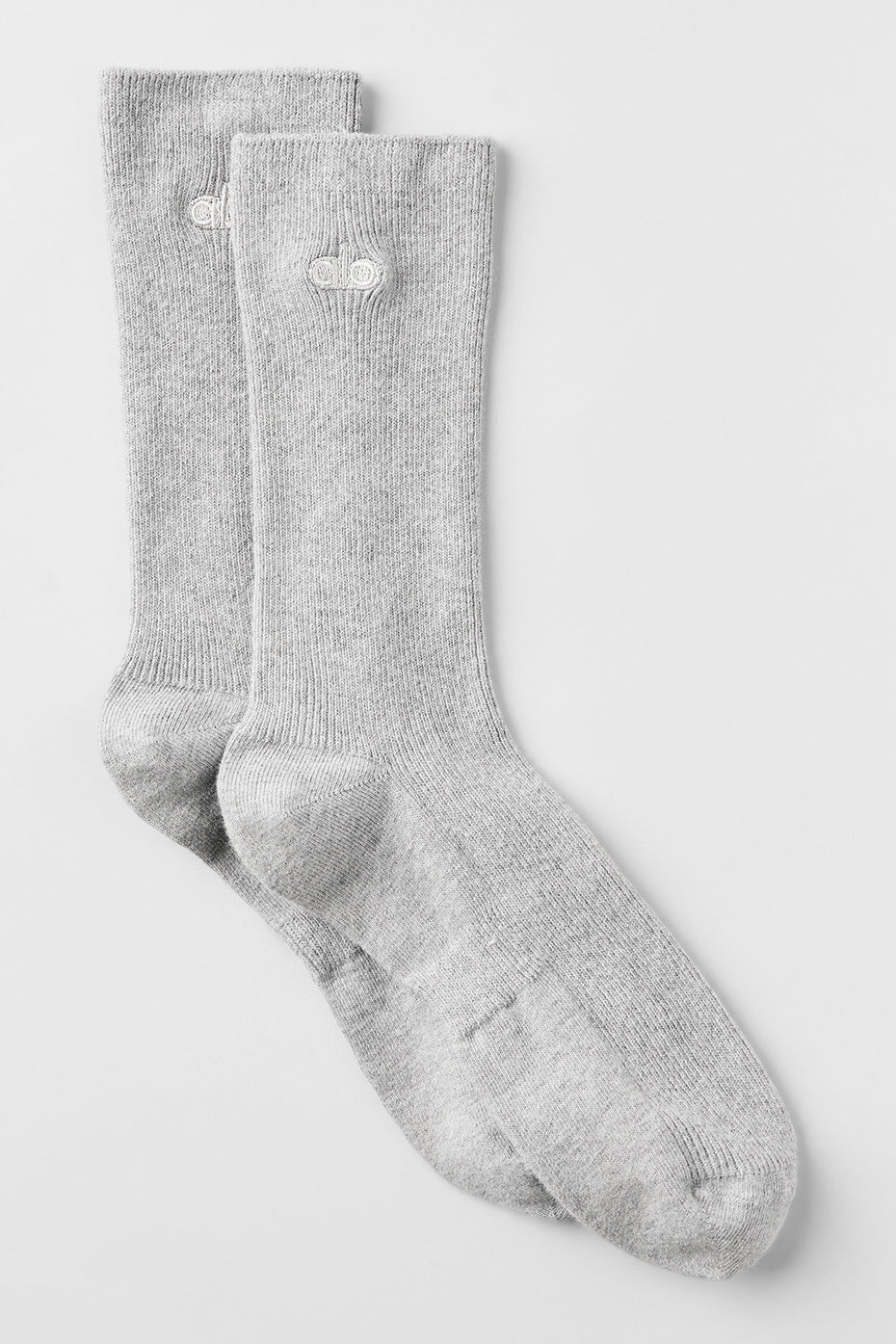 Alo Yoga� | Half-Crew Understated Socks in Athletic Heather Grey, Size: Small | Alo Yoga (US)
