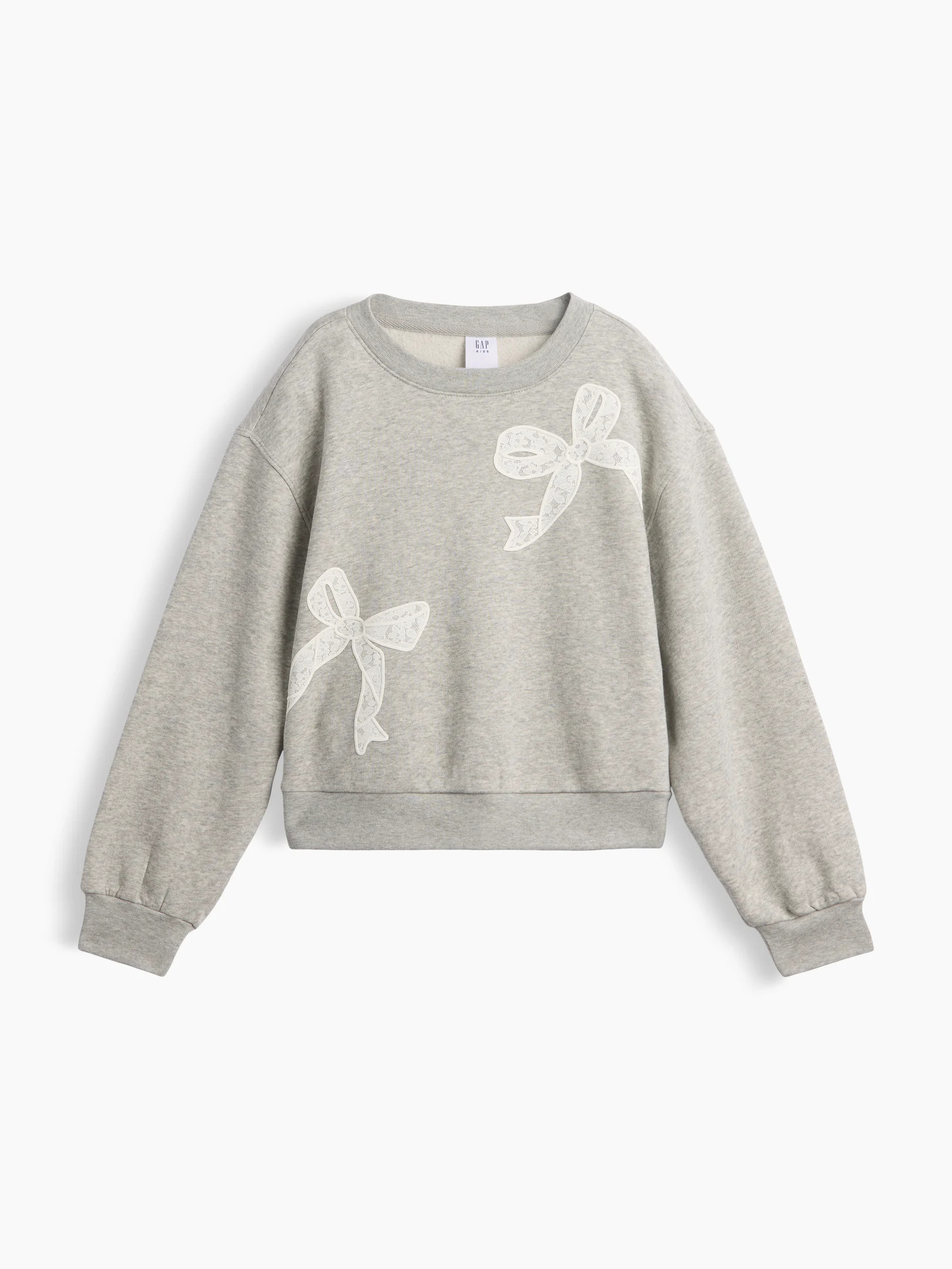 Kids Relaxed Wedge Crewneck Sweatshirt | Gap Factory