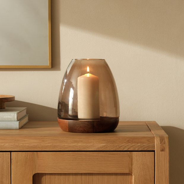 Buy Habitat Hurricane Candle Holder - Clear | Candle holders | Argos | argos.co.uk