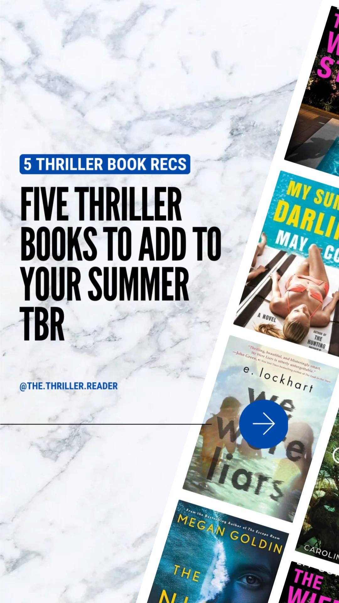 five thrillers to add to your summer tbr

#thrillerbooks #bookrecs #bookstoread #beachreads

#LTKFindsUnder50 #LTKGiftGuide #LTKSeasonal