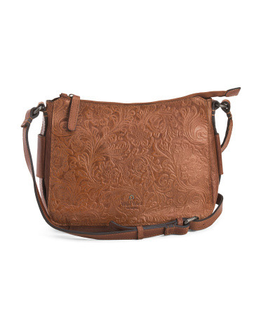 Leather Crossbody Bag With Gusset Belt Details | Handbags | Marshalls | Marshalls