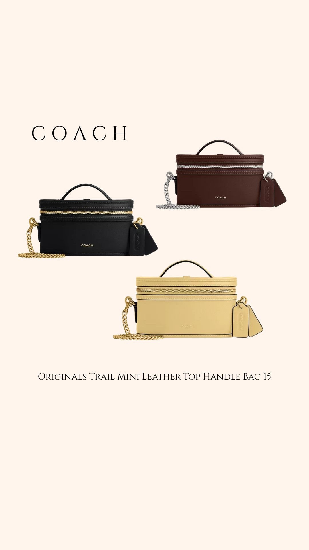 new coach bag for spring 💛🌻