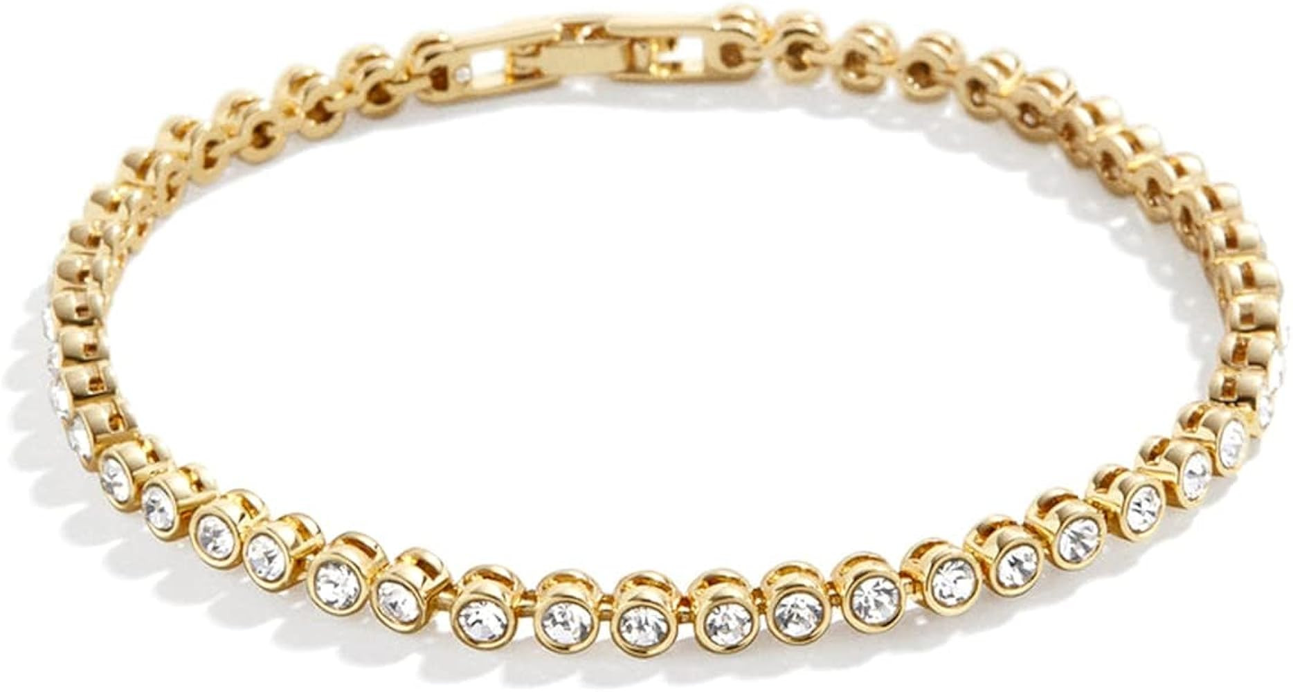 14k Gold Filled Tennis Bracelet, Evil Eye Bracelets, Heart Tennis Bracelets, 3MM Cubic Zirconia B... | Amazon (US)