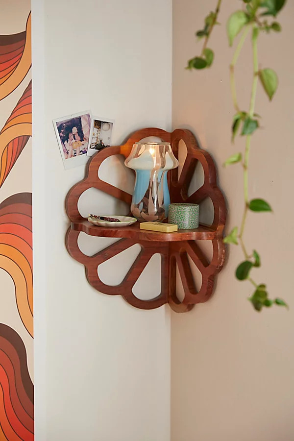 Flora Corner Wall Shelf | Urban Outfitters (US and RoW)
