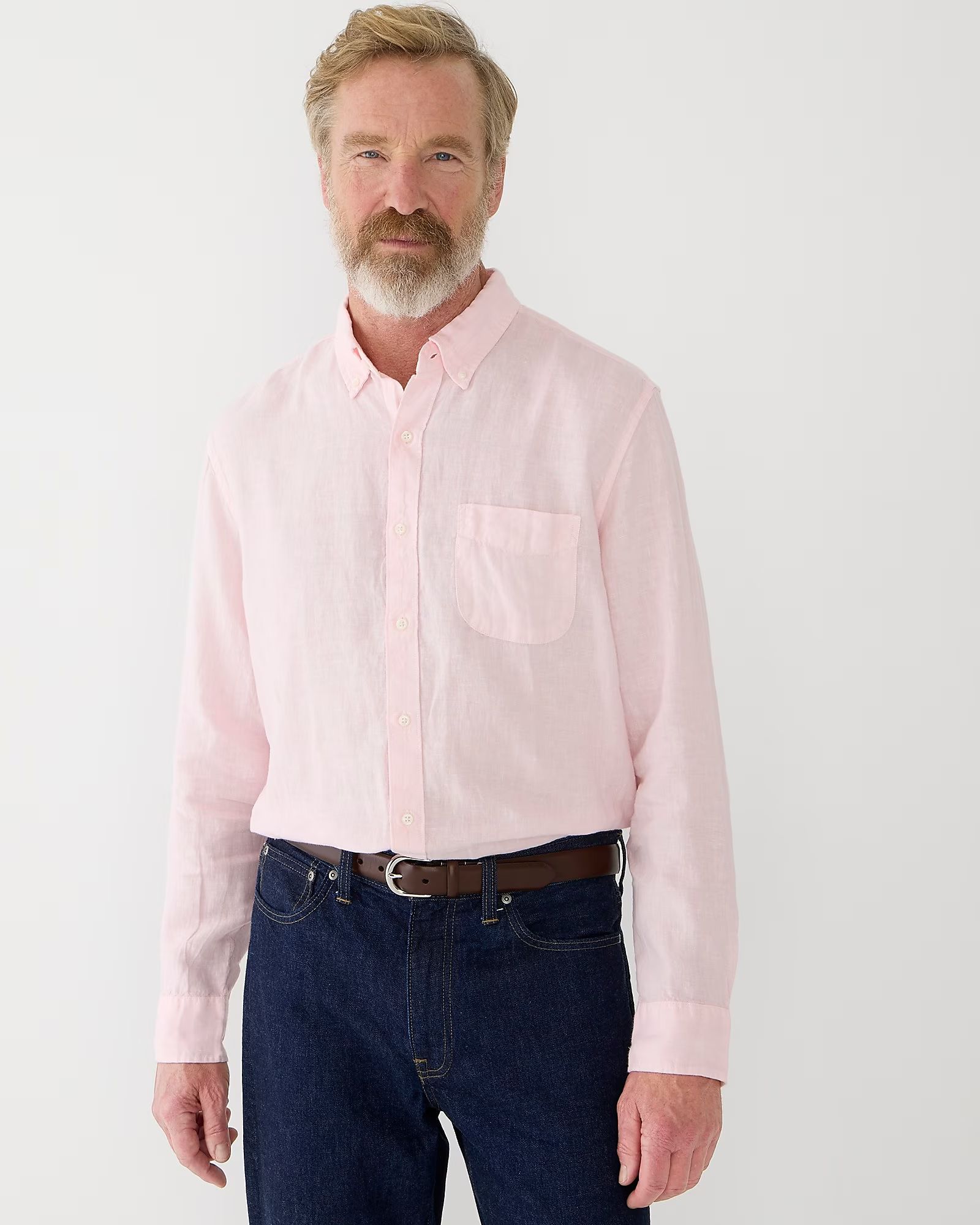 Baird McNutt garment-dyed Irish linen shirt | J.Crew US