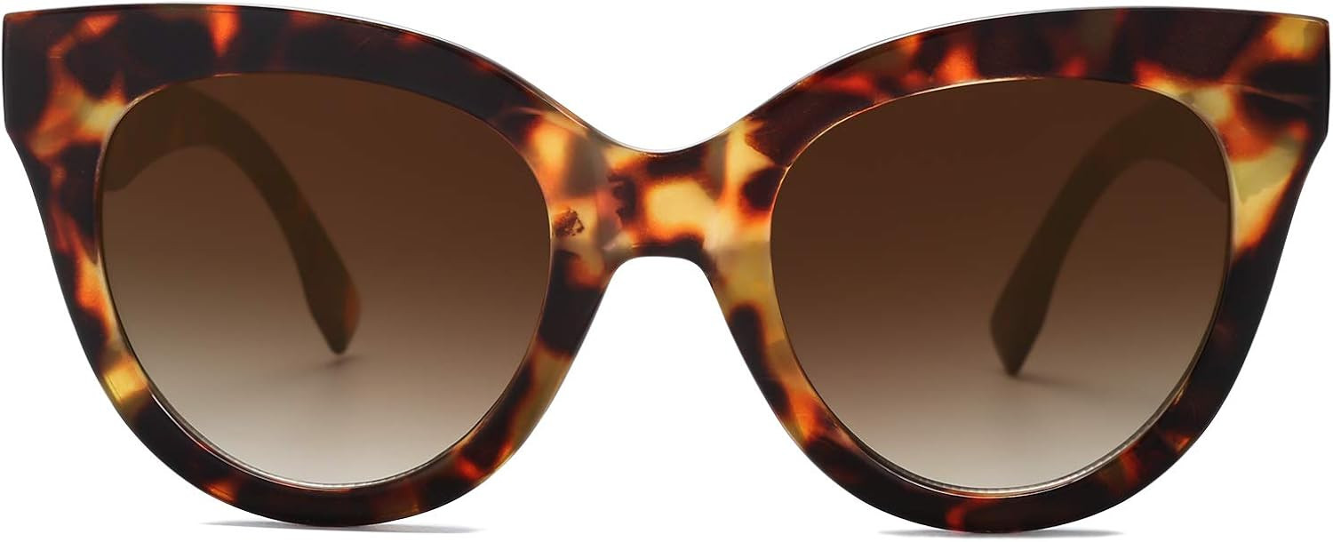 SOJOS Retro Vintage Oversized Cateye Women Sunglasses Designer Shades HOLIDAY SJ2074 | Amazon (US)