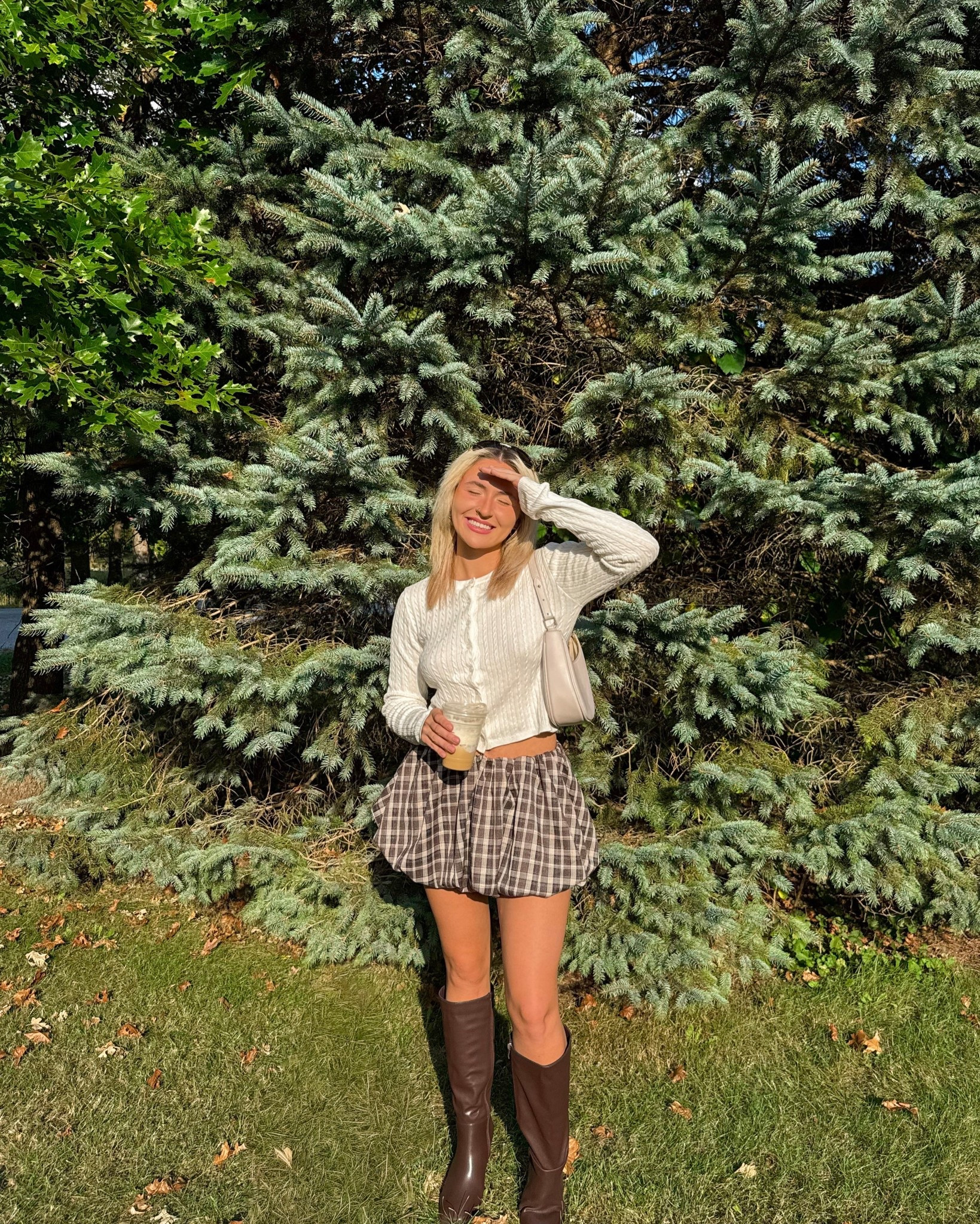 gossip girl inspired preppy fall outfit ☕️🍂🫶🏼 

#LTKFindsUnder50 #LTKSeasonal #LTKStyleTip