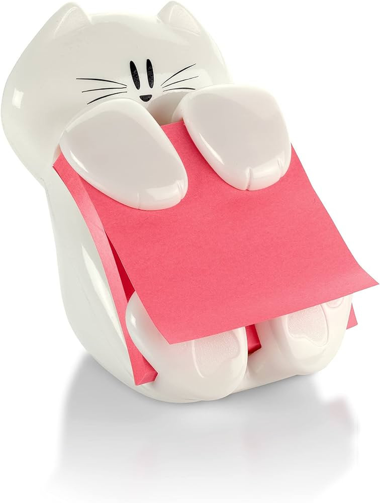 Post-it Pop-up Note Dispenser, Cat design, 3x3 in, 1 Dispenser/Pack (CAT-330) | Amazon (US)