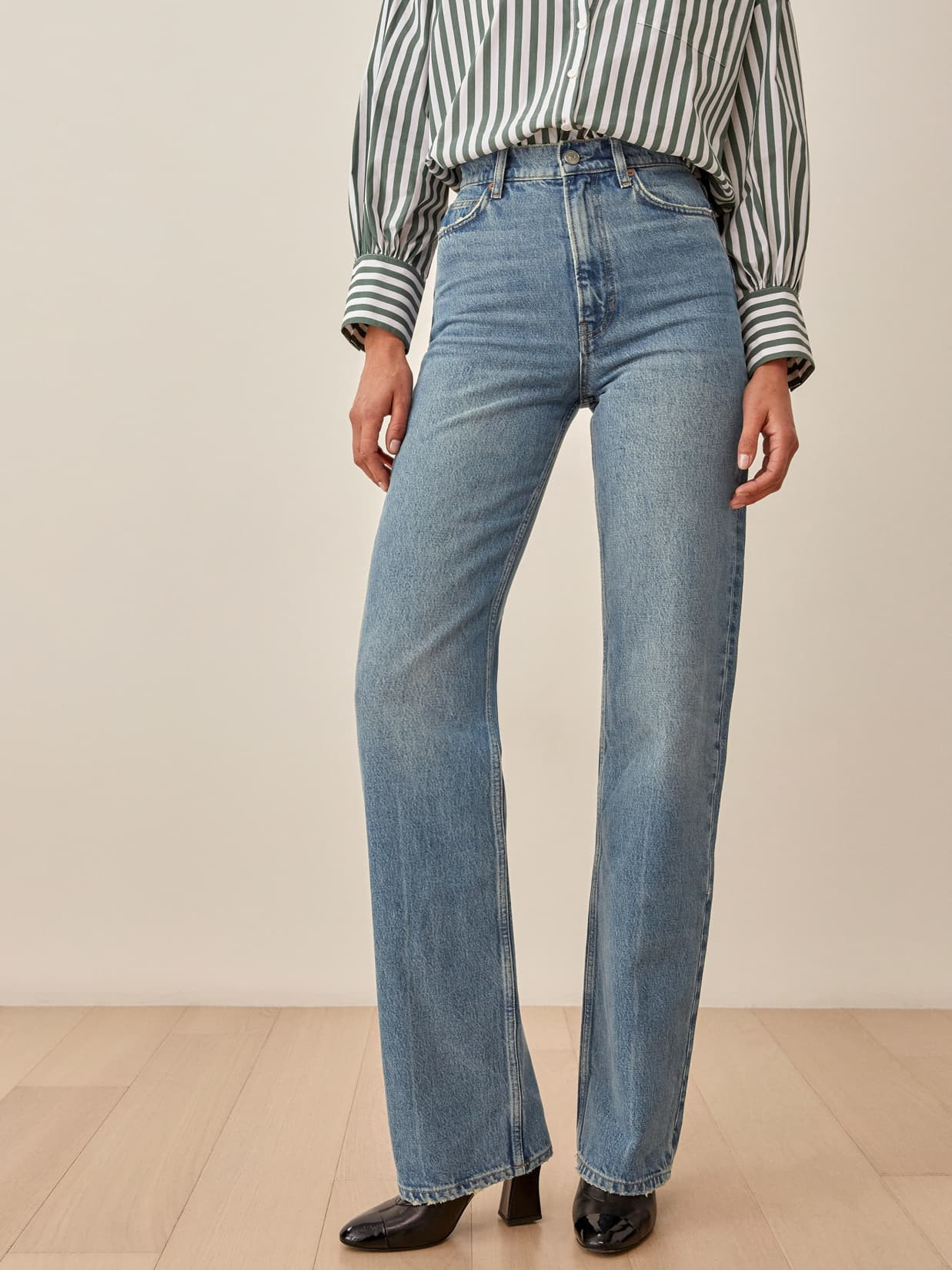 Wilder High Rise Wide Leg Jeans | Reformation (Global)