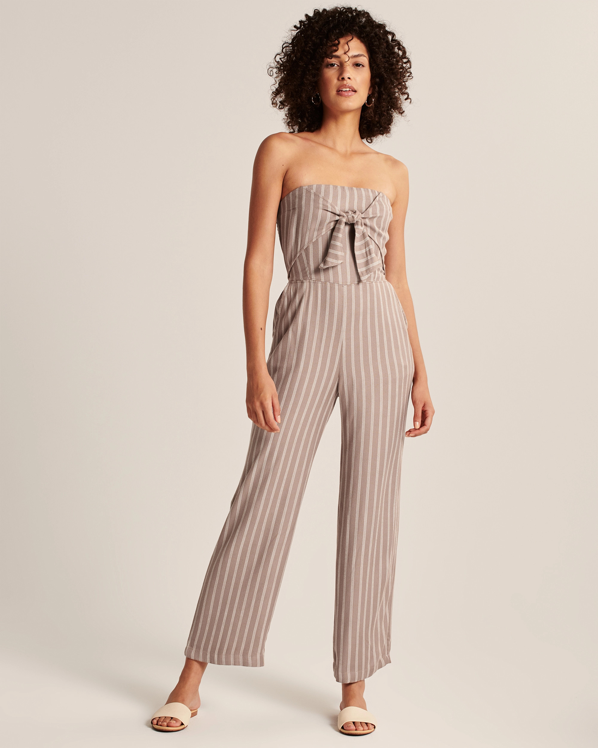 Tie-Front Jumpsuit | Abercrombie & Fitch (US)