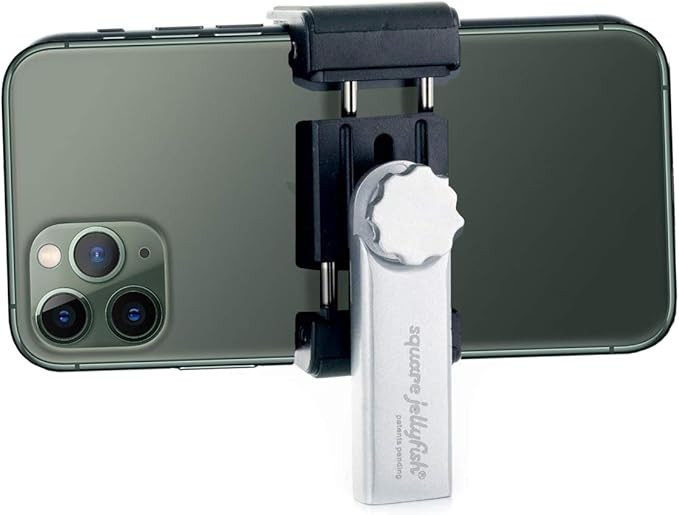 Square Jellyfish Cell Phone Tripod Mount - Durable Metal Spring Phone Holder for Tripod - Cell Ph... | Amazon (US)