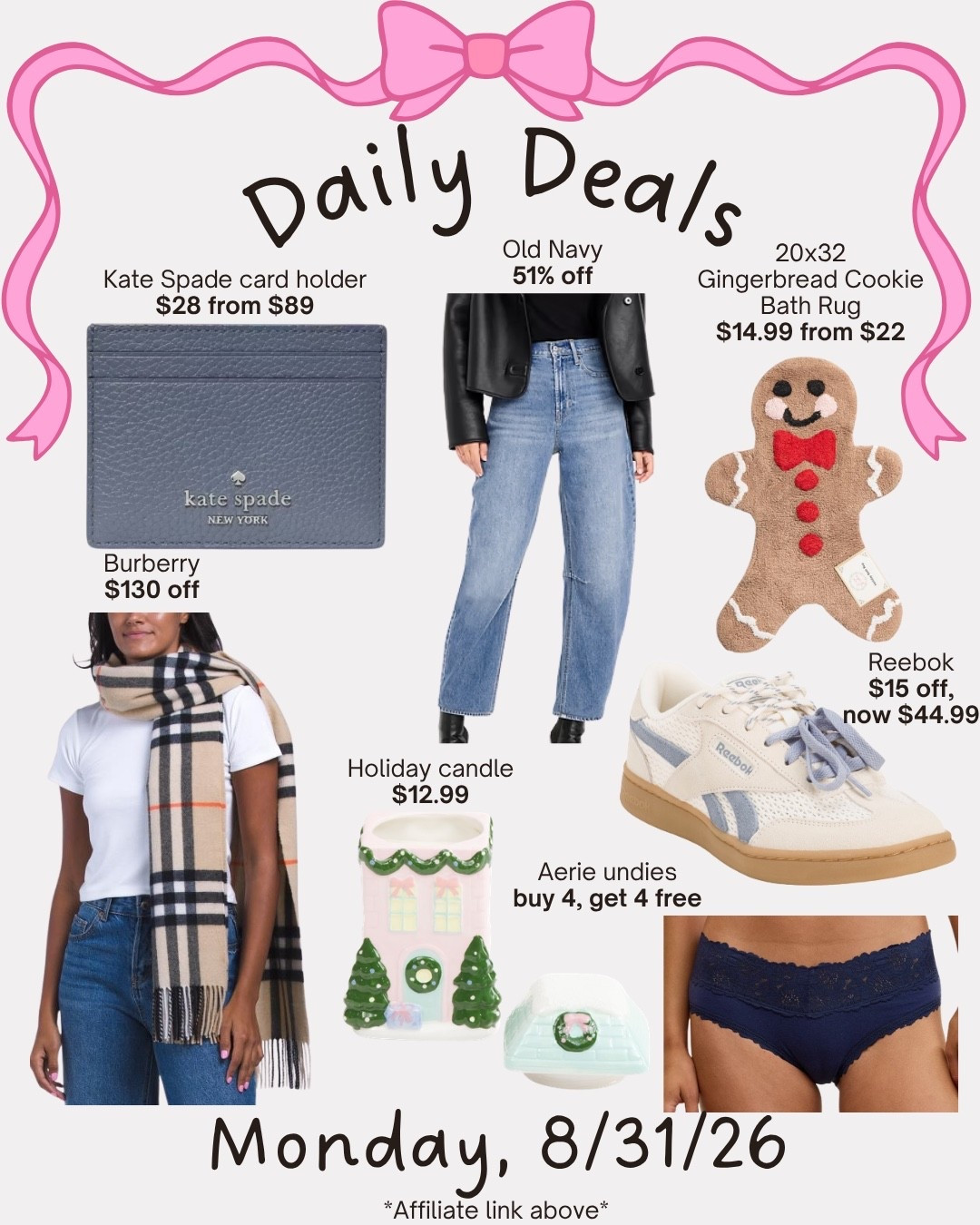 Daily deals

#LTKSaleAlert #LTKHome #LTKSeasonal