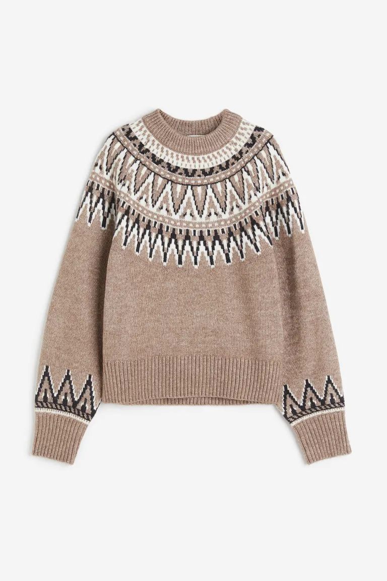 Jacquard-knit Sweater | H&M (US + CA)