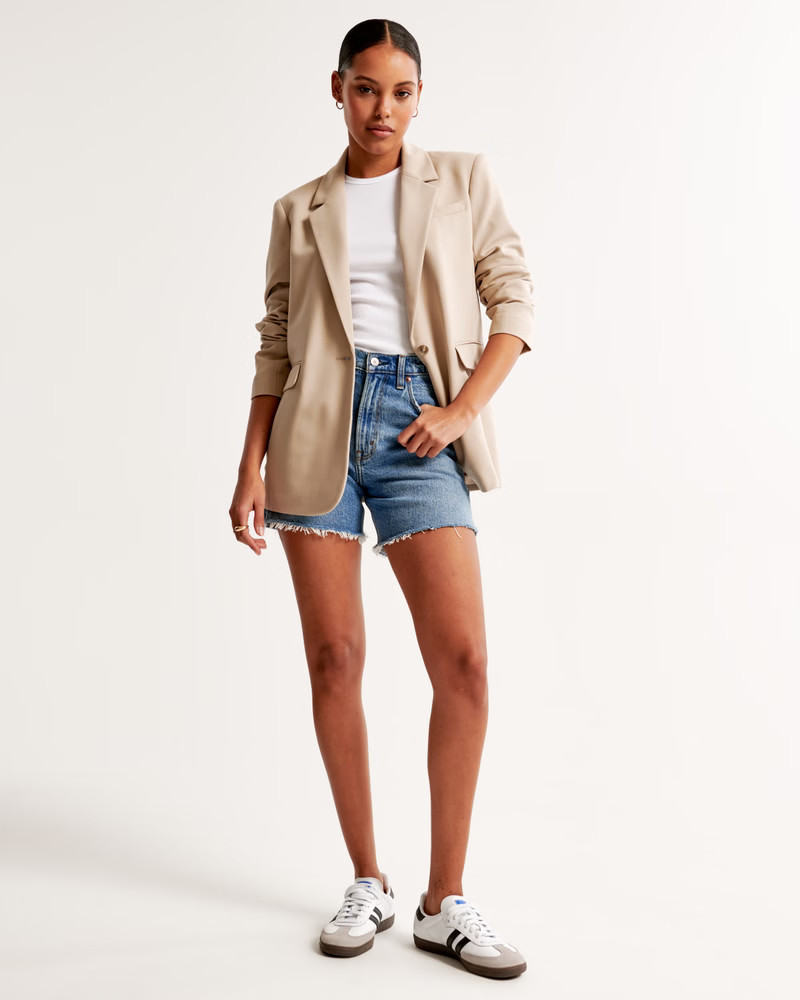 High Rise Dad Short | Abercrombie & Fitch (US)