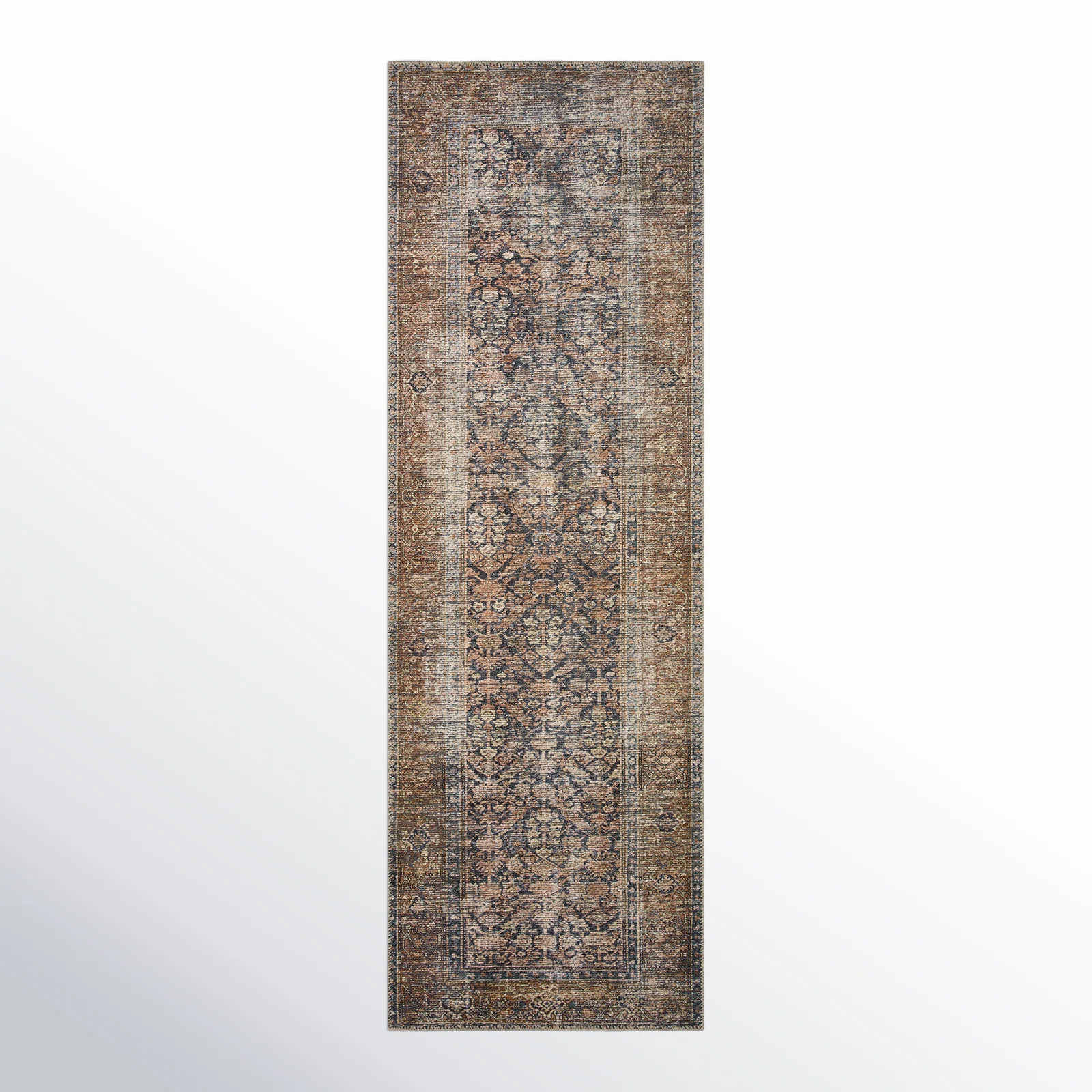 Billie Oriental Ink / Salmon Area Rug | Wayfair North America