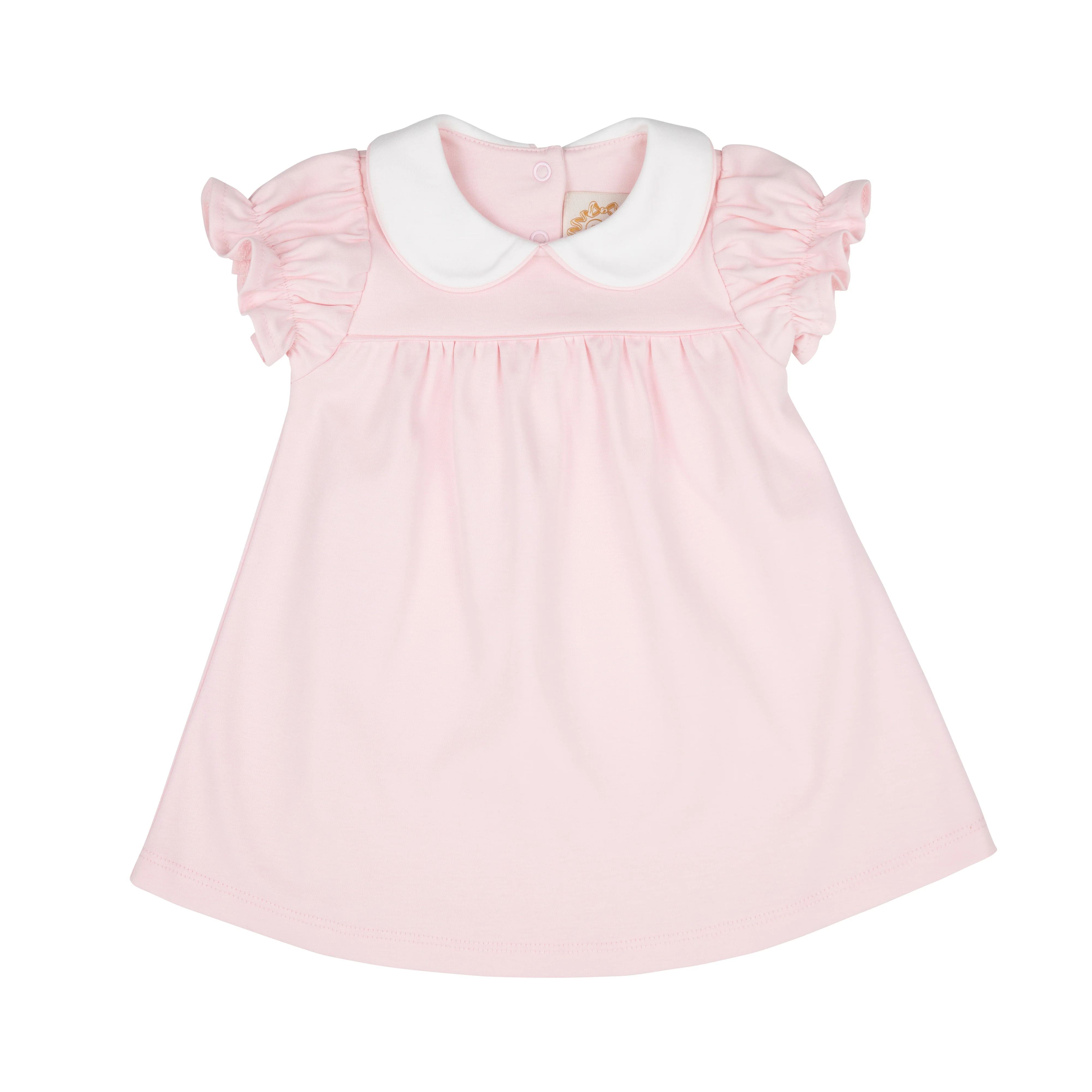 Holly Day Dress - Palm Beach Pink with Worth Avenue White | The Beaufort Bonnet Company