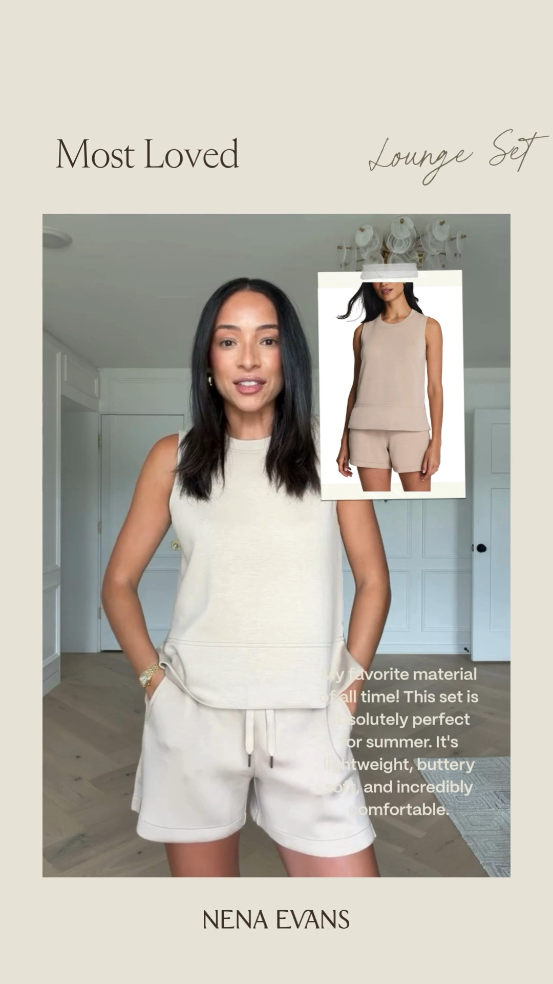 Use code NENAXSPANX to save 15% off your first order! My favorite material of all time! So lightweight and buttery soft. Wearing size S crewneck tank and size S shorts 

spanx outfit, summer outfit, summer fashion, summer shorts, mom outfit, postpartum outfit, casual outfit, closet staples, closet essentials, loungewear

#LTKSaleAlert #LTKSeasonal