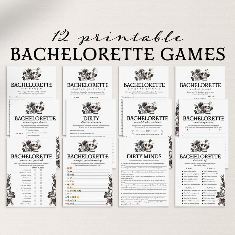 Bride or Die Bachelorette Party Games Bundle Printable Till - Etsy | Etsy (US)