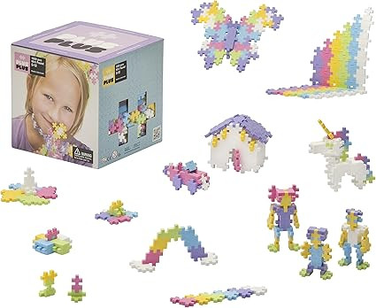 PLUS PLUS - Open Play Set - 1200 Piece - Pastel Color Mix, Construction Building Stem Toy, Interl... | Amazon (US)